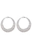 Load image into Gallery viewer, Cut Out Rhinestones Round Geometric Earrings
