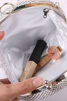 Load image into Gallery viewer, Sparkly Rhinestone Round Evening Party Handbag