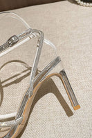 Load image into Gallery viewer, Rhinestone Open Toe Pump Heel Sandal