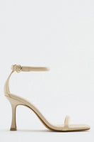 Load image into Gallery viewer, Black Ankle Strap High Heel Sandal