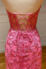 Load image into Gallery viewer, Red Sweetheart Lace-Up Long Mermaid Formal Dress with Appliques
