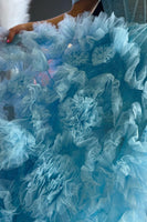 Load image into Gallery viewer, Lilac Tiered Corset Off the Shoulder Long Formal Dress