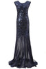 Load image into Gallery viewer, Vintage Sequins Banquet Evening 1920s Dress