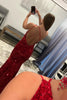 Load image into Gallery viewer, Coral Sequins Mermaid Long Formal Dress