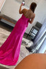Load image into Gallery viewer, Sweetheart Hot Pink Long Formal Dress with Split Front