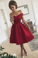 Load image into Gallery viewer, A-Line Off The Shoulder Light Pink Bridesmaid Dress