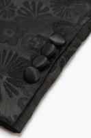 Load image into Gallery viewer, Peak Lapel Black Jacquard Men&#39;s Prom Tuxedos