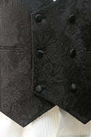 Load image into Gallery viewer, Peak Lapel Black Jacquard Men&#39;s Prom Tuxedos