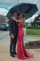 Load image into Gallery viewer, Grey Notched Lapel Men&#39;s 2-Piece Prom Party Suits