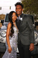 Load image into Gallery viewer, Black Jacquard Shawl Lapel One Button Formal Party Blazer