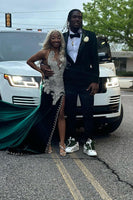 Load image into Gallery viewer, Dark Green Velvet Formal Party Blazer