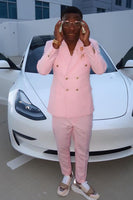 Load image into Gallery viewer, Pink 2 Piece Double Breasted Men&#39;s Formal Suits