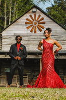 Load image into Gallery viewer, Black 2 Piece Shawl Lapel Men&#39;s Formal Party Suits