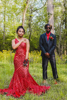 Load image into Gallery viewer, Black 2 Piece Shawl Lapel Men&#39;s Formal Party Suits