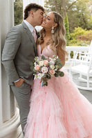 Load image into Gallery viewer, Grey 3 Piece Notched Lapel Slim Fit Men&#39;s Formal Suits