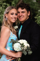 Load image into Gallery viewer, Black 2 Piece Notched Lapel Slim Fit Formal Party Tuxedo For Men