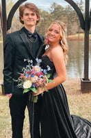 Load image into Gallery viewer, Black Notched Lapel 2 Piece Formal Suits For Men