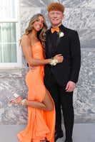 Load image into Gallery viewer, 3 Piece Black Single Breasted Prom Suits For Men