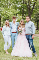 Load image into Gallery viewer, Silm Fit Notched Lapel Two Buttons Light Blue Men&#39;s Party Suits