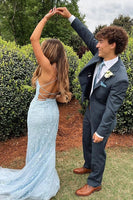 Load image into Gallery viewer, Notched Lapel Two Buttons Dark Grey Men&#39;s Party Suits