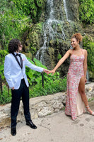 Load image into Gallery viewer, Black and White 2 Piece Shawl Lapel Men&#39;s Formal Party Suits