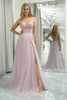 Load image into Gallery viewer, Tulle Sweetheart Light Pink Formal Dress with Corset