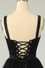 Load image into Gallery viewer, Princess A Line Sweetheart Black Party Dress