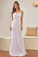 Load image into Gallery viewer, Simple Ivory Satin Wedding Dress