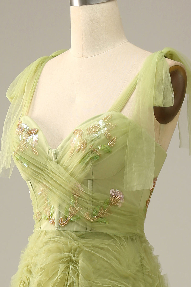 Load image into Gallery viewer, Purple A-Line Formal Dress With Embroidery