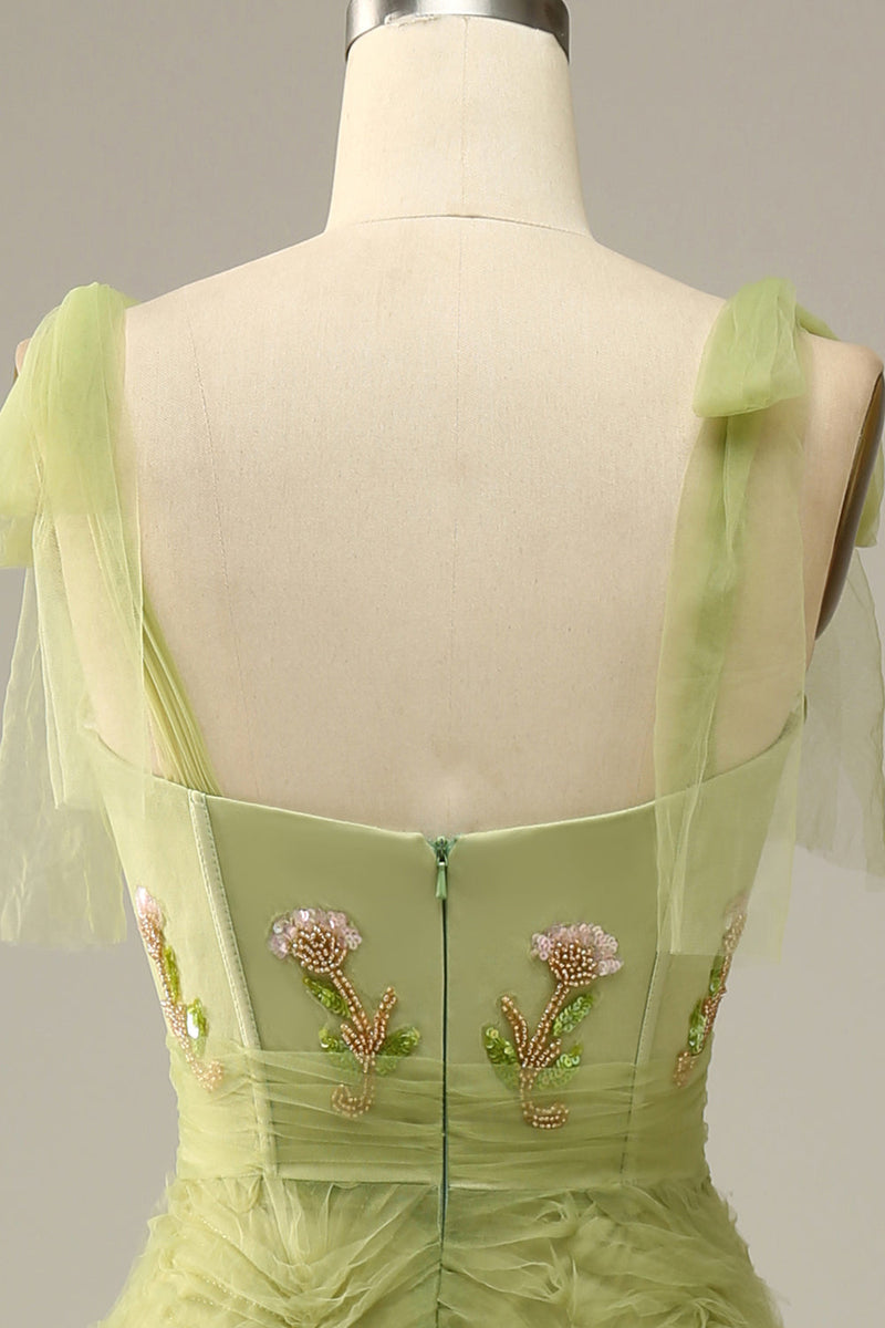 Load image into Gallery viewer, Purple A-Line Formal Dress With Embroidery