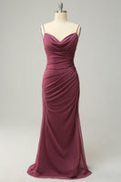 Load image into Gallery viewer, Plus Size Desert Rose Open Back Long Formal Dress