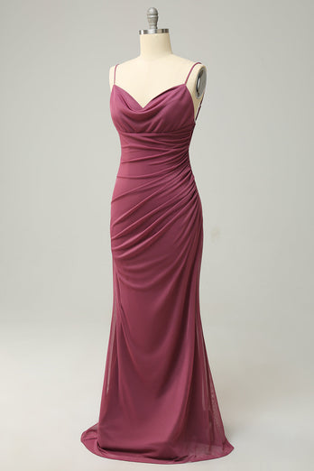 Plus Size Desert Rose Open Back Long Formal Dress