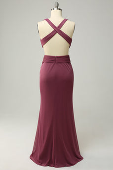 Plus Size Desert Rose Cross Front Long Formal Dress