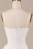 Load image into Gallery viewer, Tiered Spaghetti Straps Ivory Lace Bridal Dress