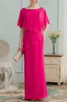 Load image into Gallery viewer, A-line Long Chiffon Mother Of The Bride Dress with Beading