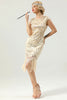 Load image into Gallery viewer, Black Gatsby Glitter Fringe 1920s Dress