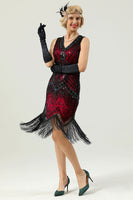 Load image into Gallery viewer, 1920s Sleeveless Gatsby Dress