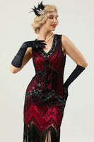 Load image into Gallery viewer, 1920s Sleeveless Gatsby Dress