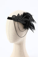 Load image into Gallery viewer, Black 1920s Party Accessories Sets