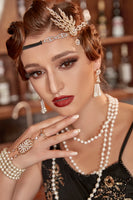 Load image into Gallery viewer, 1920s Flapper Golden/Silver Accessories Set