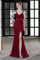 Load image into Gallery viewer, Black Mermaid Long Formal Dress