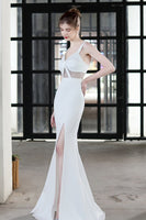 Load image into Gallery viewer, Black Mermaid Long Formal Dress