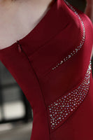 Load image into Gallery viewer, Black Mermaid Formal Dress with Beading