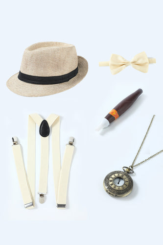 Ivory 1920s Accessories Set for Men