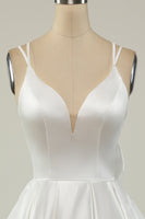 Load image into Gallery viewer, Green Satin Short Formal Dress